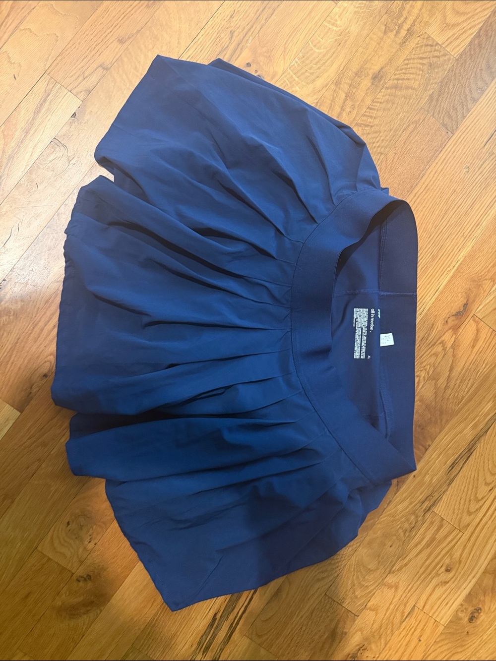 Pleated Navy Women's Skirt